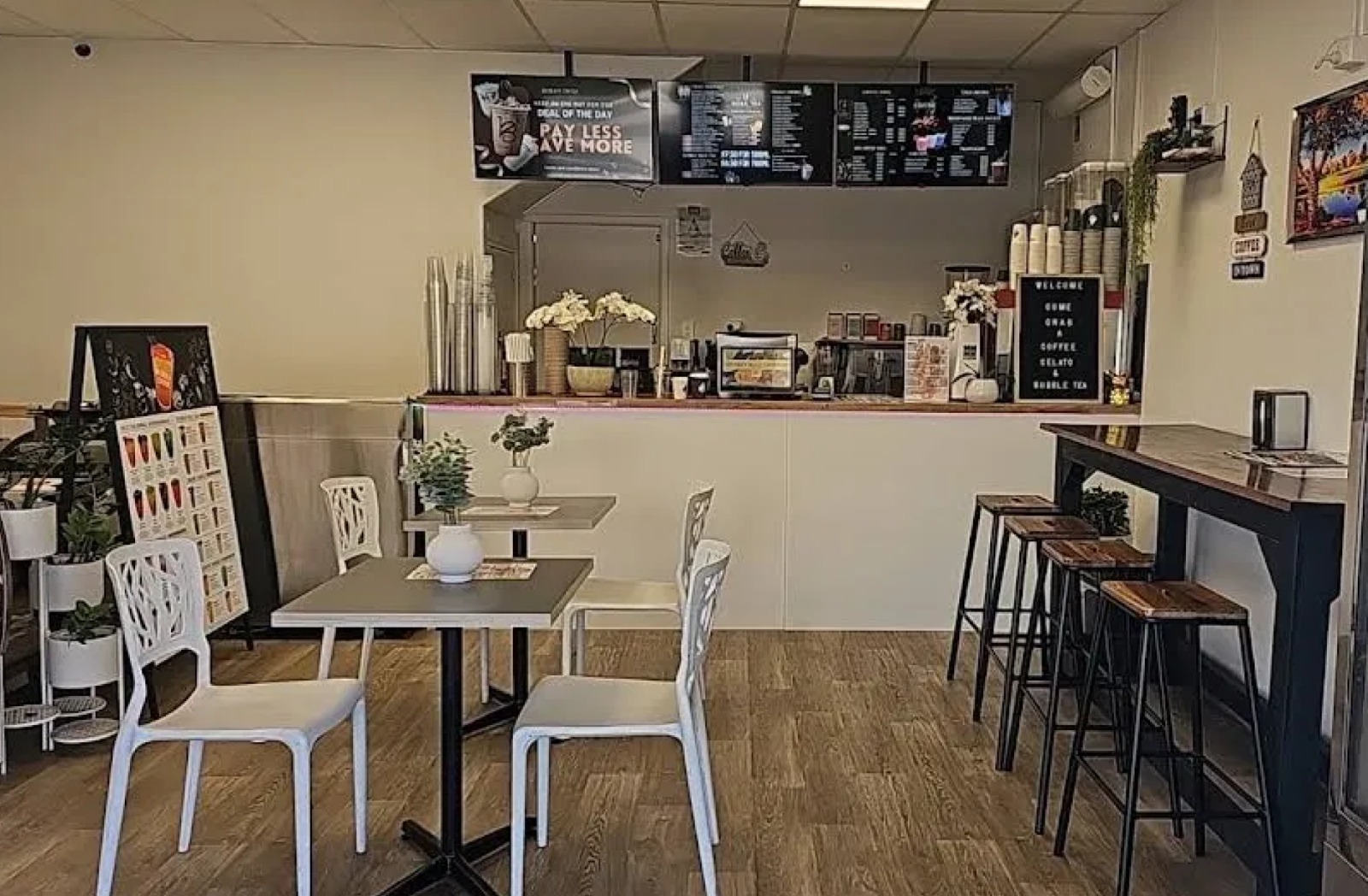 Boba and Chill inside